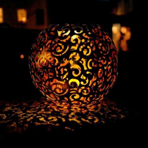 LED Zonne-Lamp Eduta Roestkleurig Oosterse Lindby-Tuin