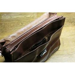 Castelijn & Beerens Aktetas 'Verona 15.6' Laptoptas Leer C&B