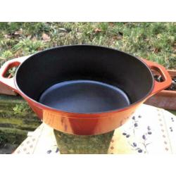 Invicta ovalen geemailleerde braadpan 27 cm Nieuwstaat