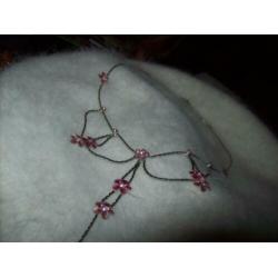Ketting mooi en Fijn Roze