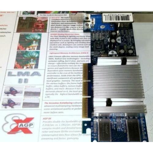 XFX NVIDIA Geforce 4 MX440 64MB DDR AGP 8X Low Profile Pine
