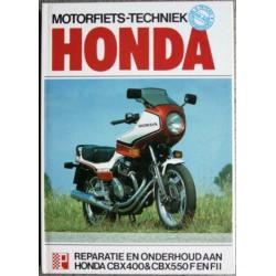 Honda CBX400 / 550F Nieuw NL boek / gratis verzenden NL.