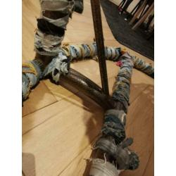 Hangstoel Wicker (Jeans details) zgan 6 mnd oud