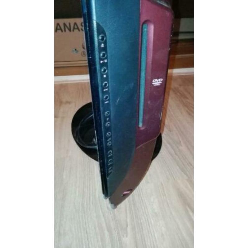 Tv-scherm met ingebouwde dvd-speler - Redelijke staat