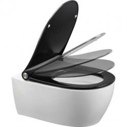 Pressalit Sway D 934 Zwart wc-bril Design