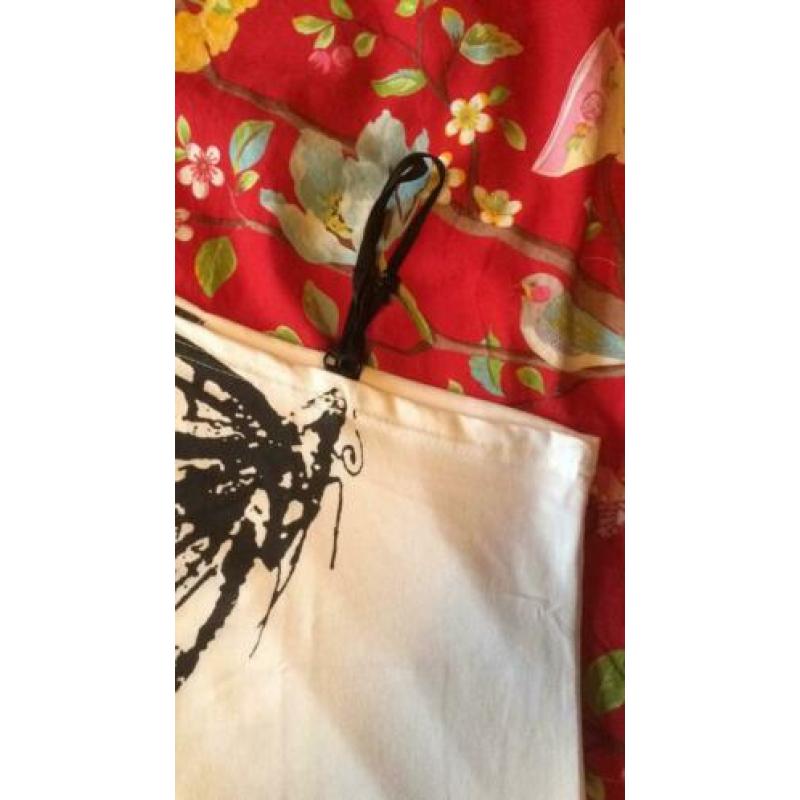 Wit T-Shirt vlinder maar L of 42/44