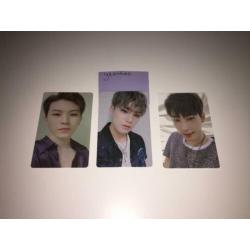 [kpop] seventeen an ode woozi, mingyu, wonwoo photocards