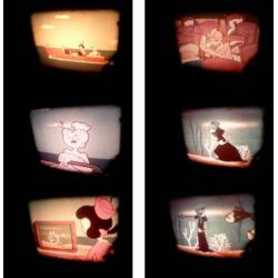 x 8mm film 2x Popeye - Parels - Luchtballon - 120mtr geluid