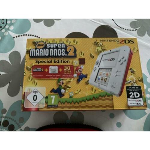 Nintendo 2ds inclusief 9 spellen
