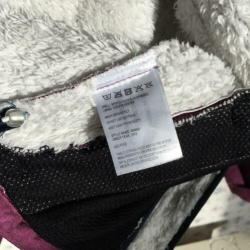 Bjornson softshell paars teddy gevoerd jasje jas 110 116
