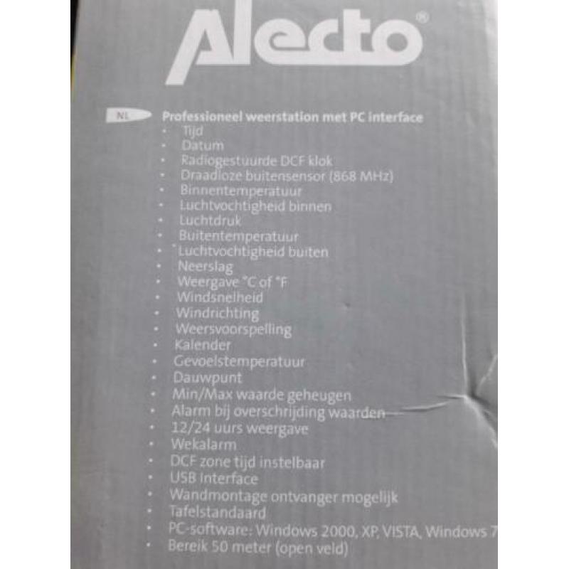 Weerstation draadloos Alecto WS-3950