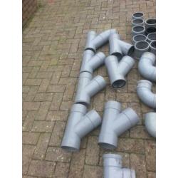 pvc buizen rond 125 mm koppelingen