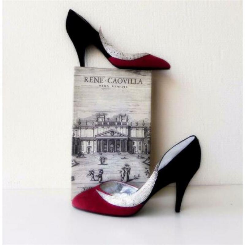 1497 VINTAGE Caovilla Designers strass pumps 37 38
