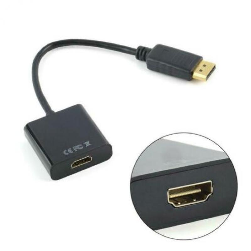 Male Displayport naar HDMI Female Adapter ***** NIEUW ****