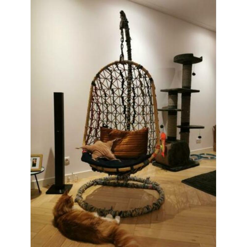 Hangstoel Wicker (Jeans details) zgan 6 mnd oud