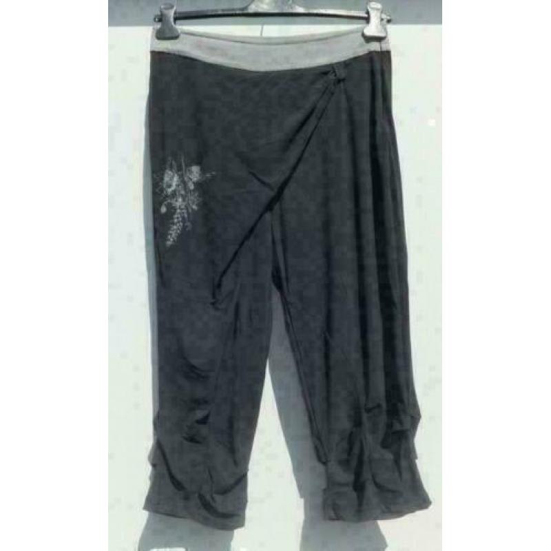 2026 Deux Mille Ving Six zwart aparte stretch broek mt 38/40