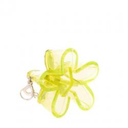 Oorbel DSQUARED2 Geel fluor grote bloem