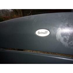 Te koop g.o.h en nette antraciet kleurige Hartman ligbed