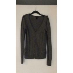 Mango vest grijs nieuw maat small