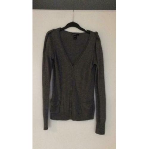 Mango vest grijs nieuw maat small
