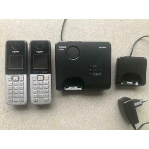 Gigaset C300a 2 handsets nette staat netvoeding ontbreekt