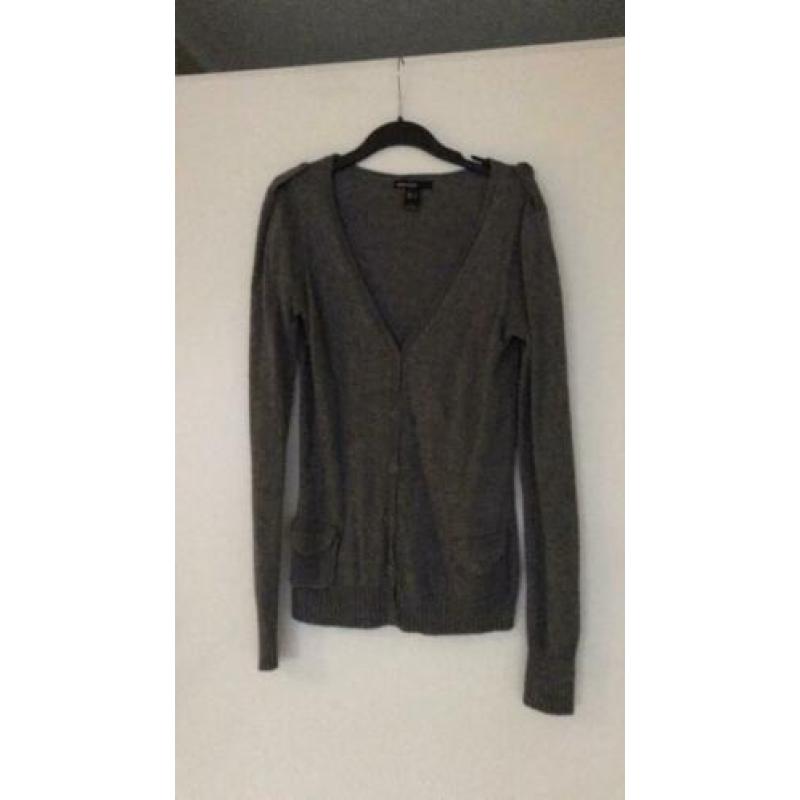 Mango vest grijs nieuw maat small