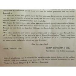 King Atlas van Nederland - 1936.