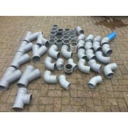 pvc buizen rond 125 mm koppelingen