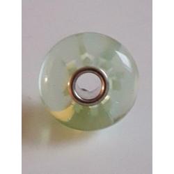 trollbeads licht groene streep