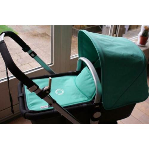 Bugaboo Cameleon Bekledingset Groen, zonnekap en wiegdekje