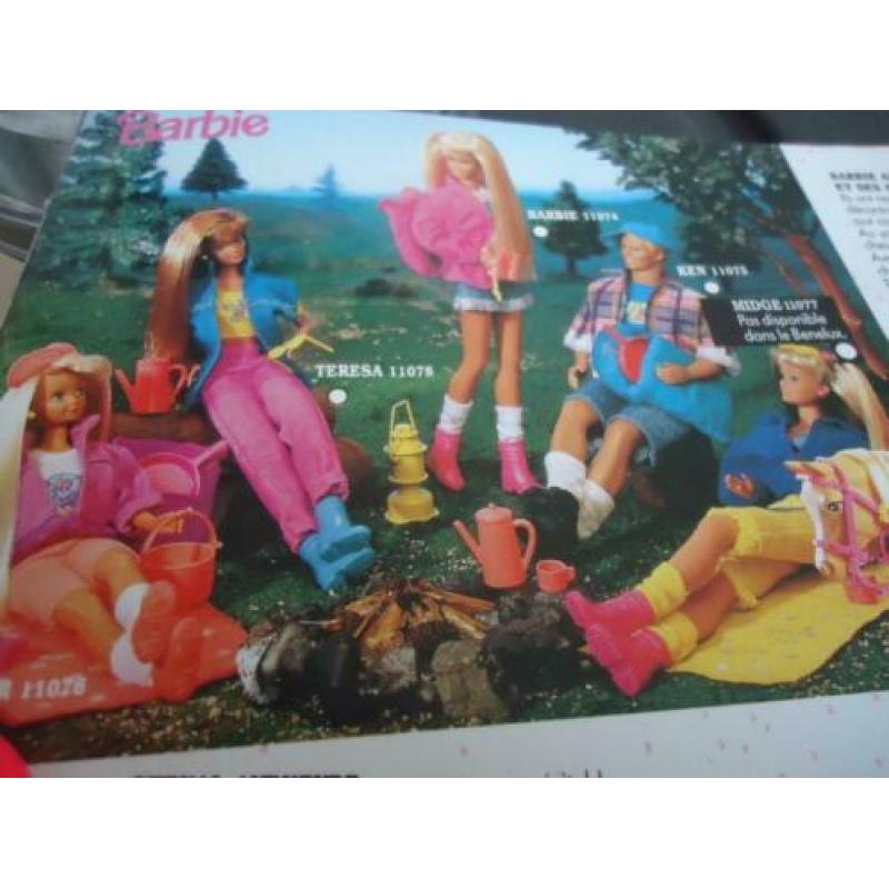 Barbie gaat met haar vrienden kamperen 1994