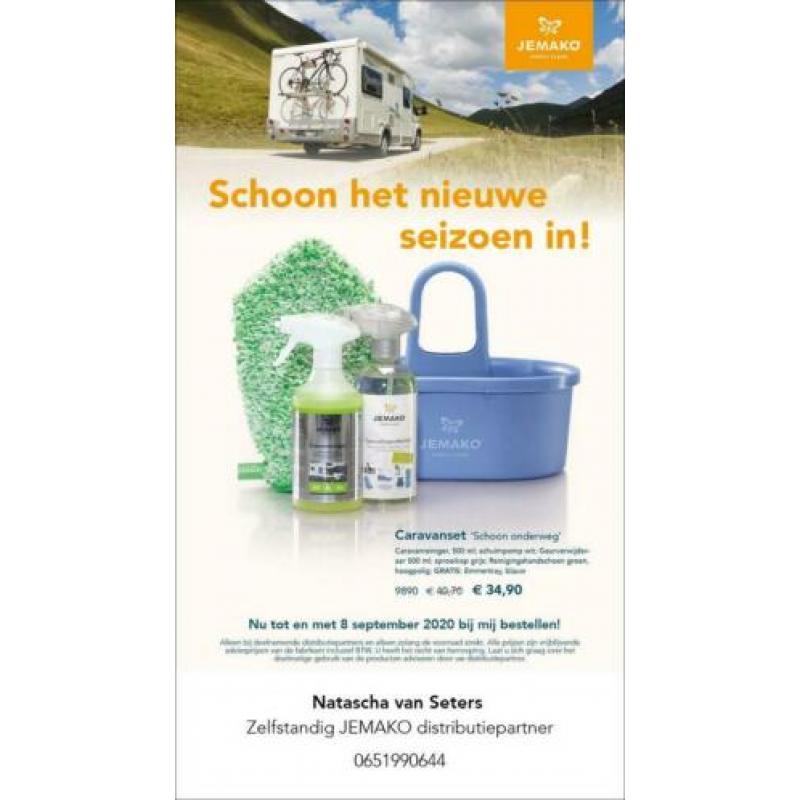 TOP PRODUKT JEMAKO CARAVAN REINIGER VOOR caravan camper boot