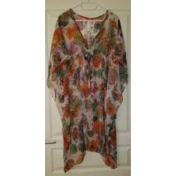 Tuniek kaftan Tissaia cover up strand 40 chiffon