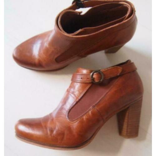 Sacha leren damesschoenen bruin maat 39