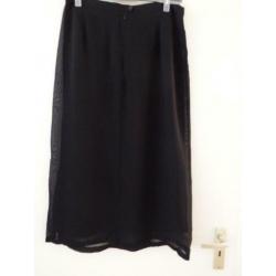 Rok zwart lang mt.44 (L)