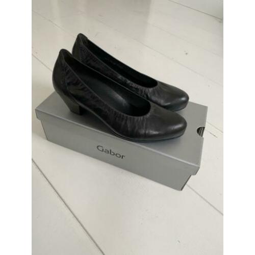 Gabor comfort pumps zwart maat 37 leer NIEUW!