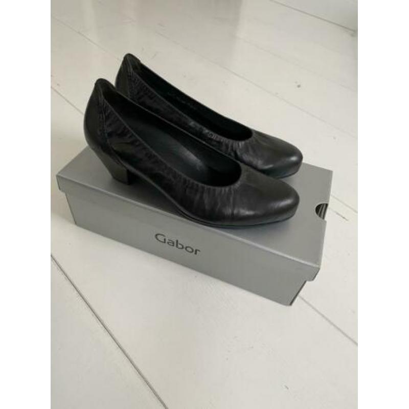 Gabor comfort pumps zwart maat 37 leer NIEUW!