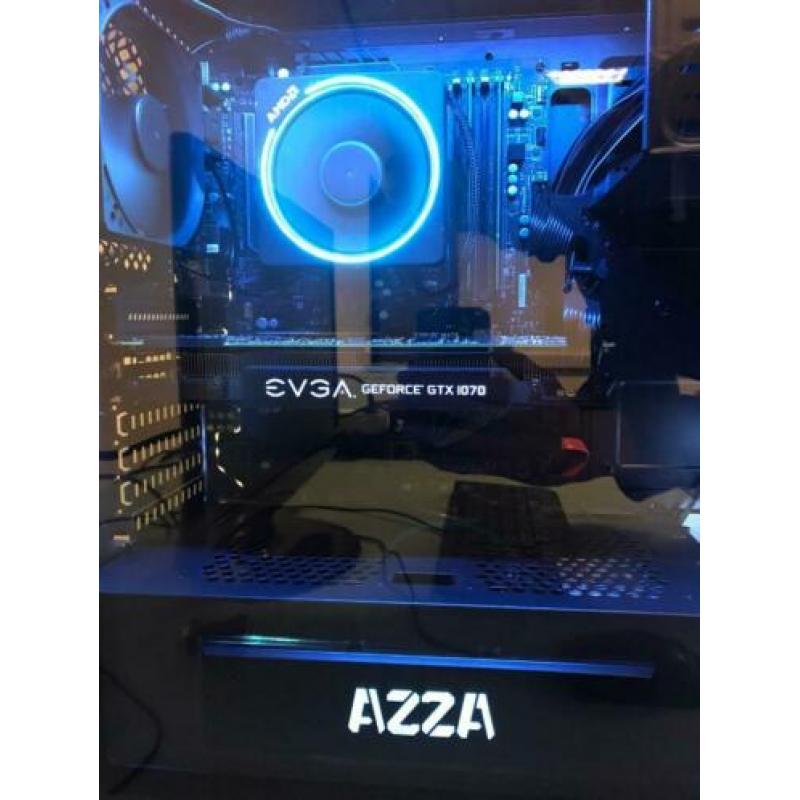 Snelle Ryzen 6-core Game PC - veel opslag - SSD - GTX 1070