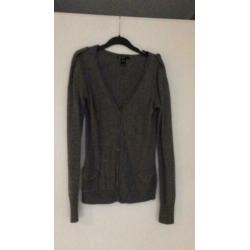 Mango vest grijs nieuw maat small