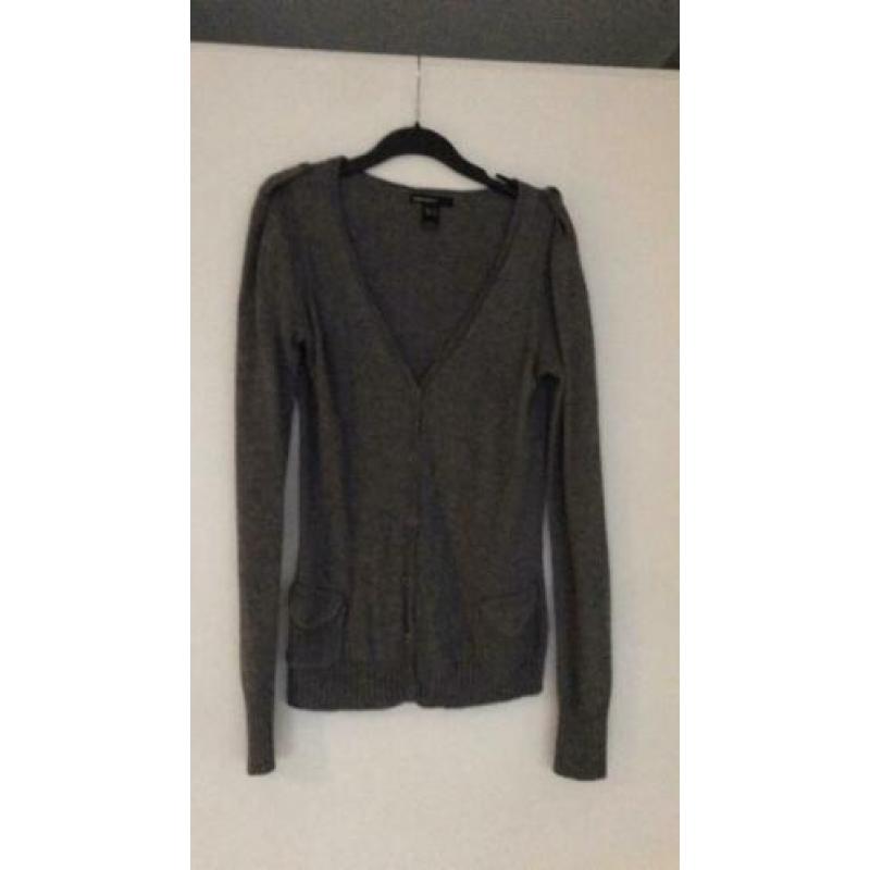 Mango vest grijs nieuw maat small