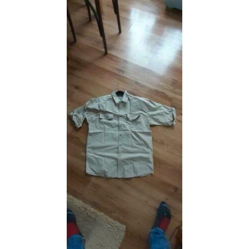 Fjällraven korte mouwen overhemd blouse bloes maat medium