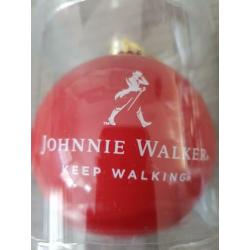 JOHNNIE WALKER rode kerstbal keep walking *nieuw* (NJ914)