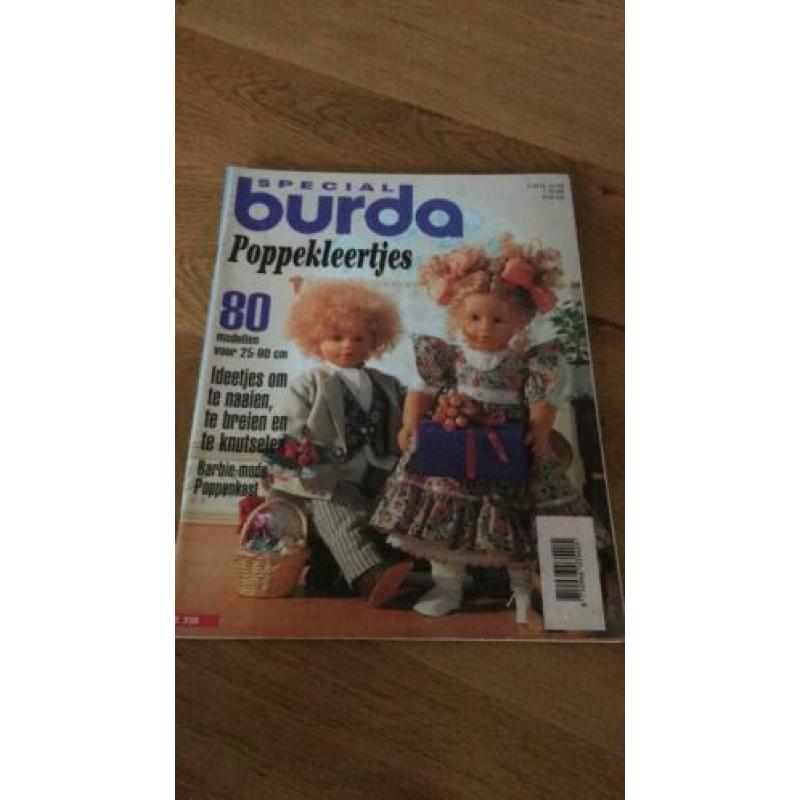 5x Burda poppenkleertjes