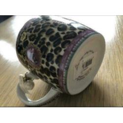 Little Diva luipaardprint koffiemok NIEUW