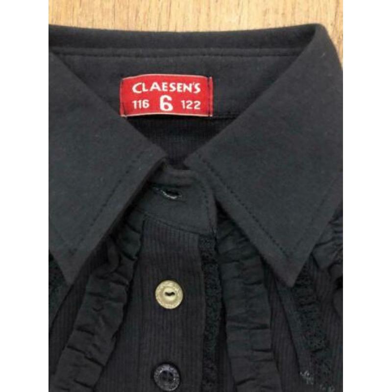Maat 116 longsleve poloshirt shirt nieuw claessens trui