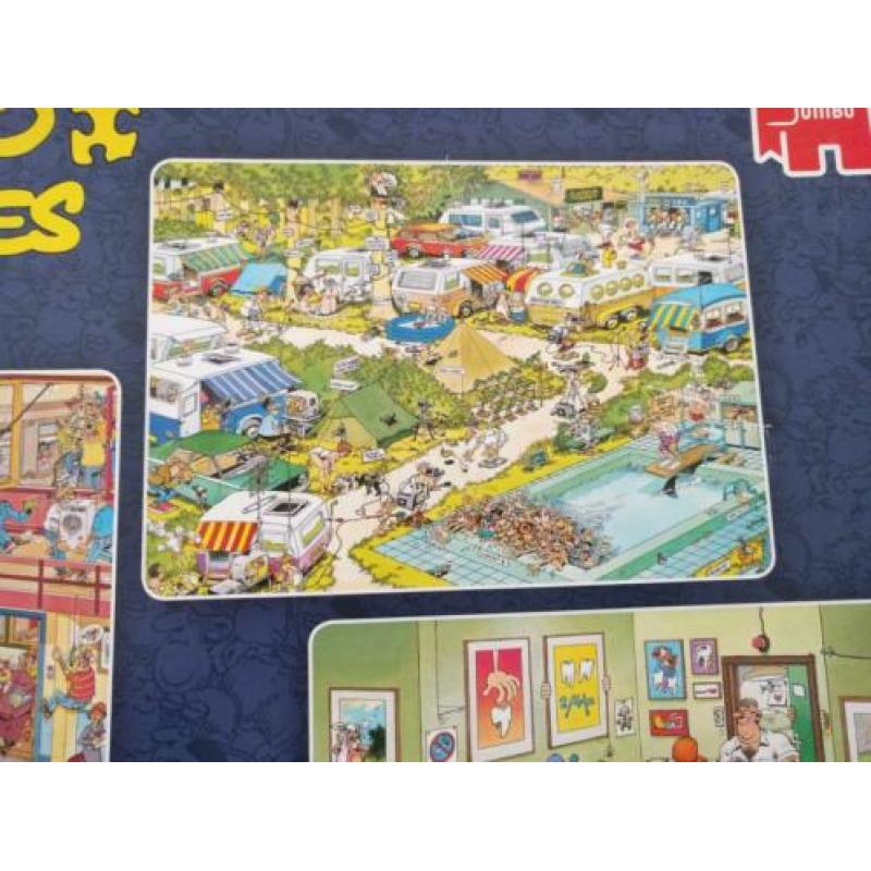 Jan van Haasteren, 3x 500 stukjes puzzel