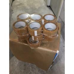 Verpakkings tape 66x55 m’n doos 36 stuks