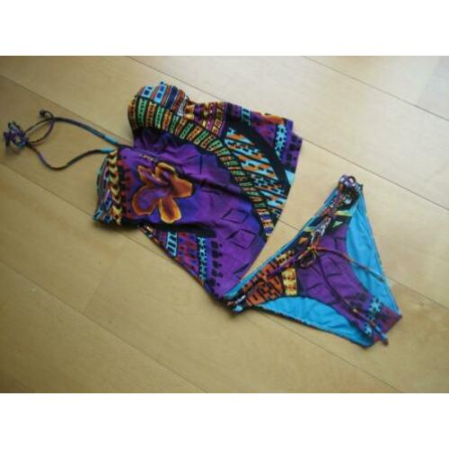 Exclusieve bont gekleurde tankini LINGA DORE 38 snazzeys
