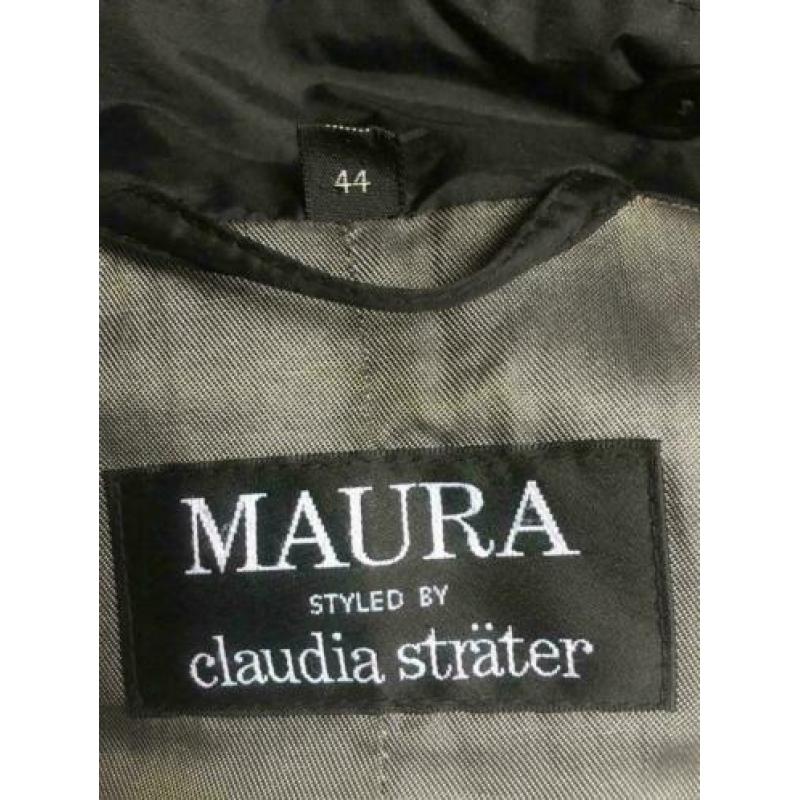 MAURA CLAUDIA STRATER zwarte gewatteerde jas maat 44