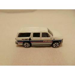 Chevrolet Suburban politie police K9 unit 1:76 Matchbox wit